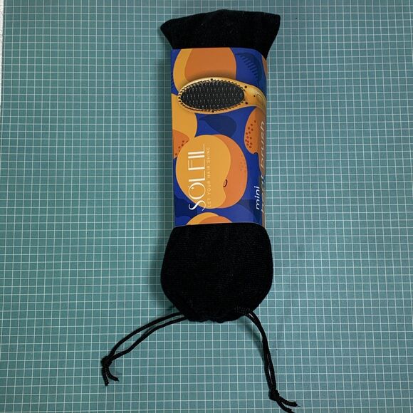 Soleil Mini Heat Brush Apricot Ceramic Tourmaline Bristles Infrared Technology - Picture 4 of 4